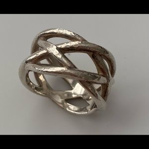 Tiffany & Co sterling silver ring size 8 - used